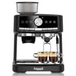 Espresso Coffee Machine with Built-In Grinder